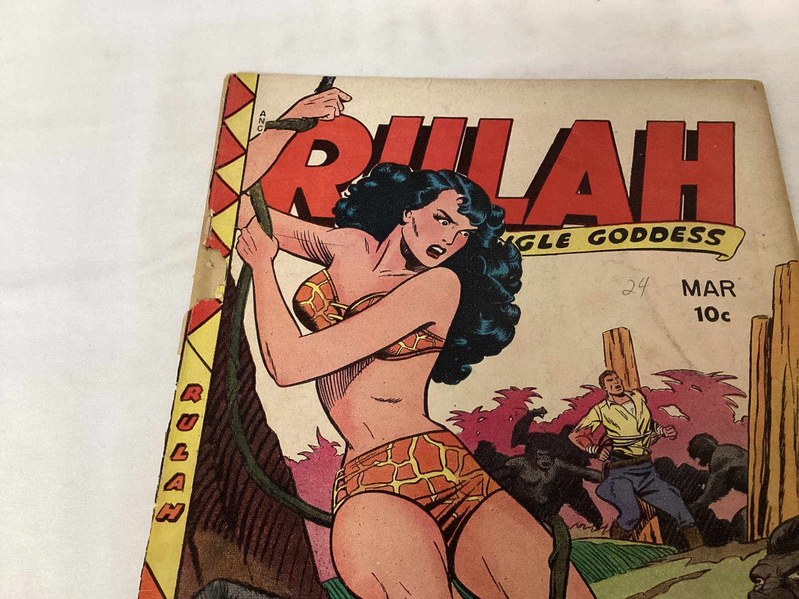 Rulah Jungle Goddess 24 Fox Comic Book - 2