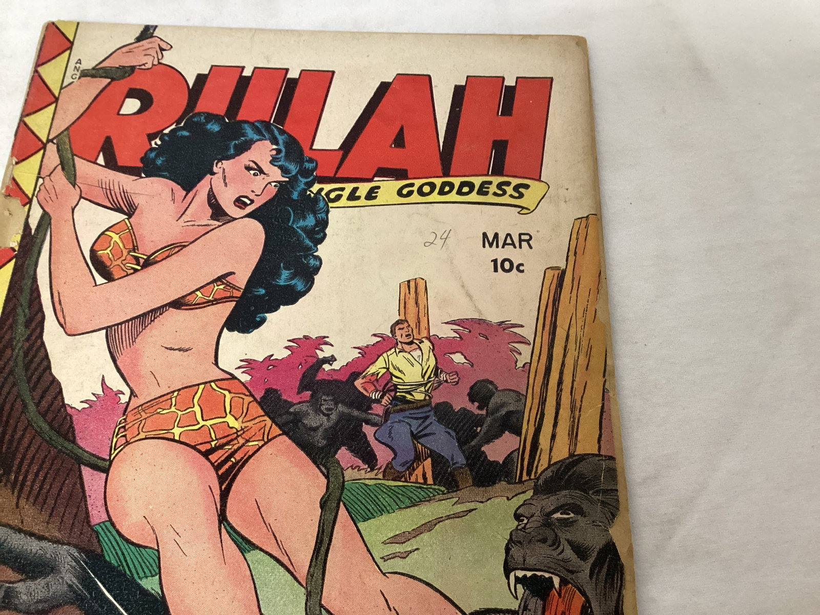 Rulah Jungle Goddess 24 Fox Comic Book - 3