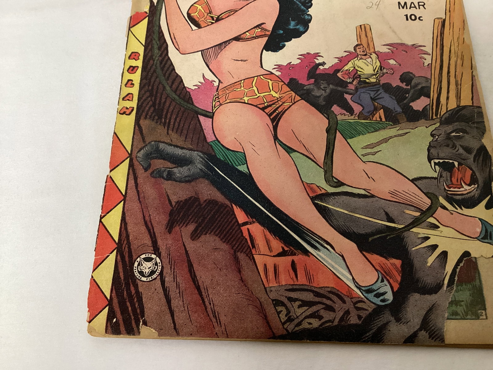 Rulah Jungle Goddess 24 Fox Comic Book - 4