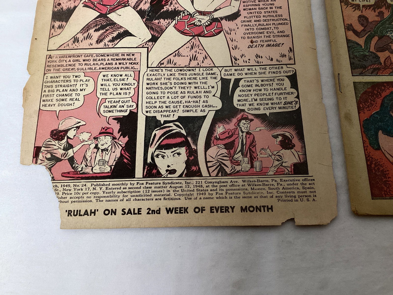Rulah Jungle Goddess 24 Fox Comic Book - 7