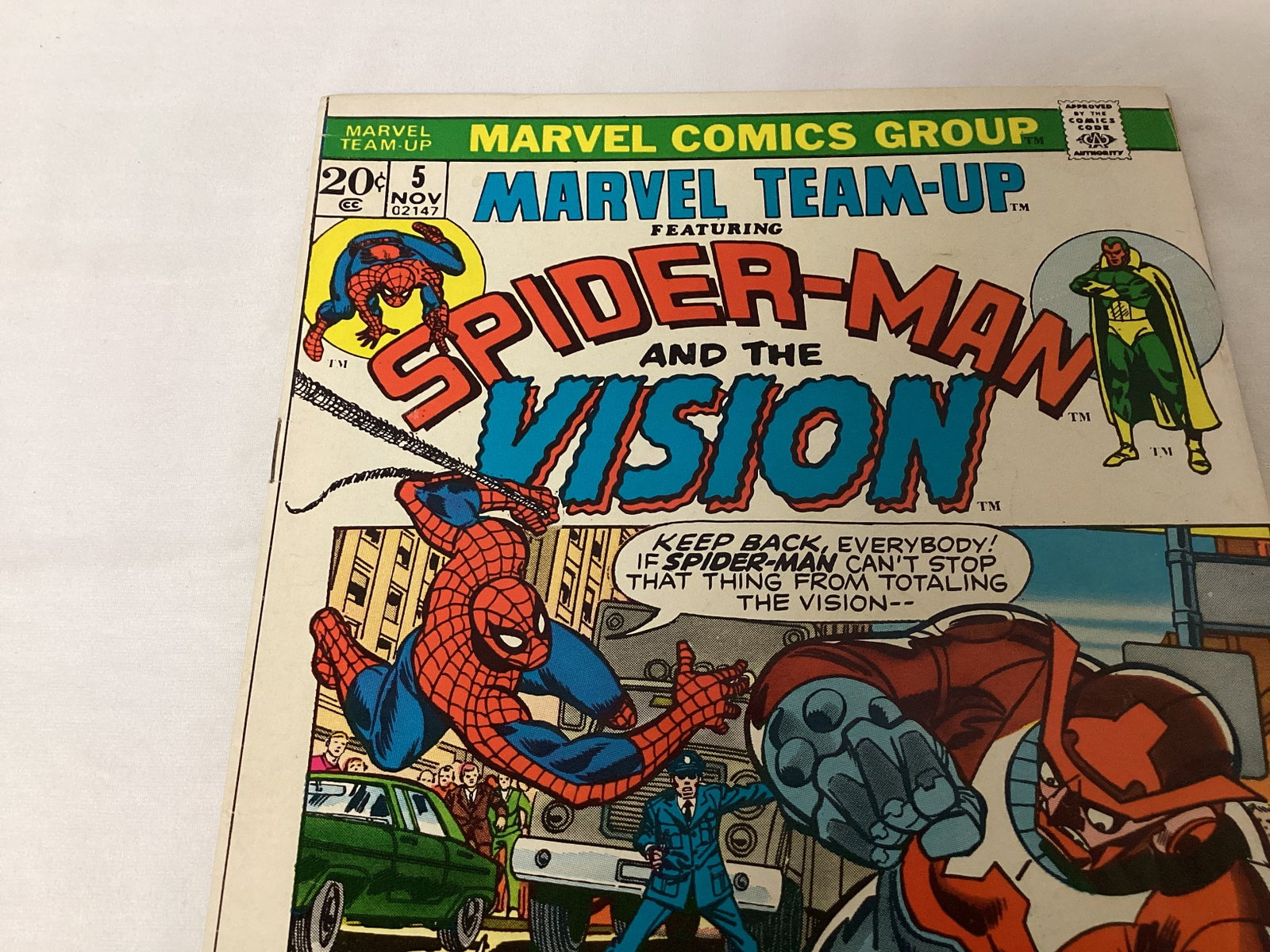 Marvel Team-Up 5 Spider-Man Vision Comic Book - 2