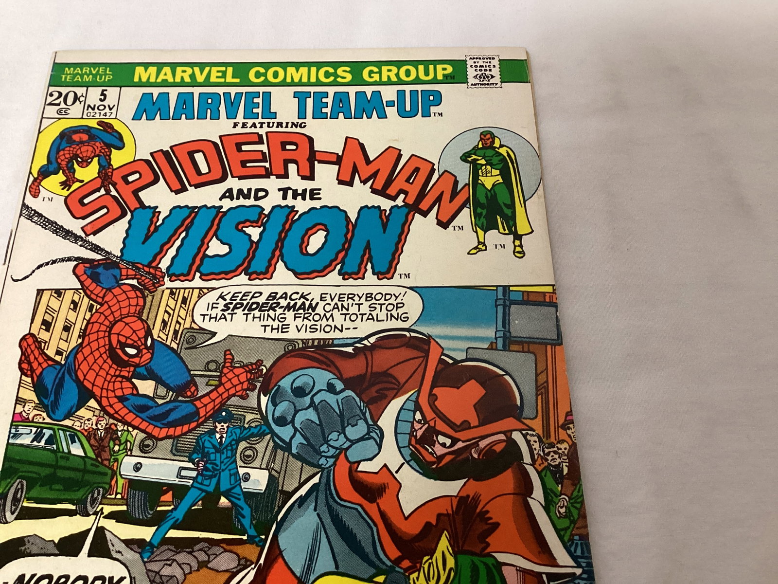 Marvel Team-Up 5 Spider-Man Vision Comic Book - 3