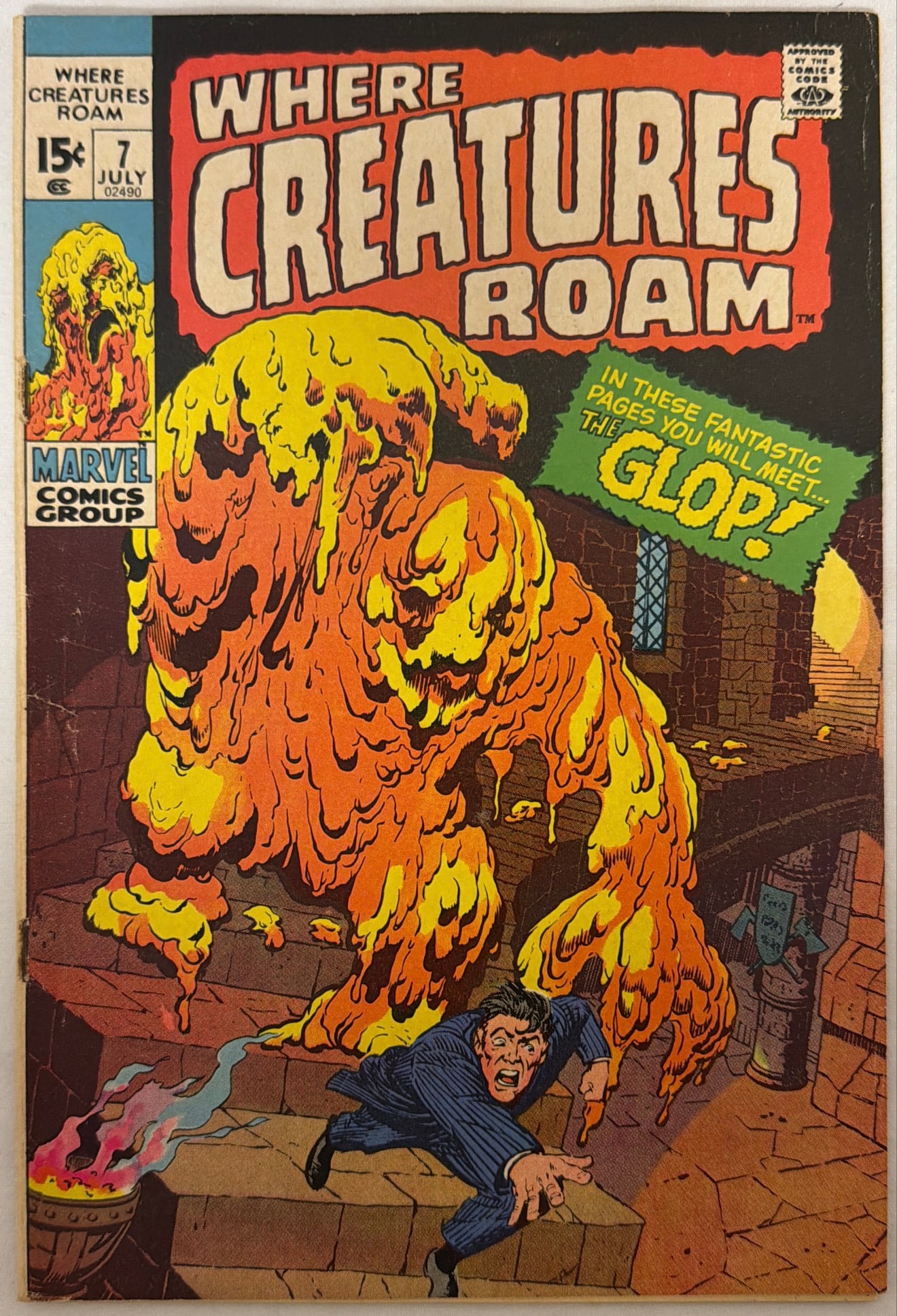 Where Creatures Roam 7 Marvel Comic Book: 1971, please preview and see all photos for condition