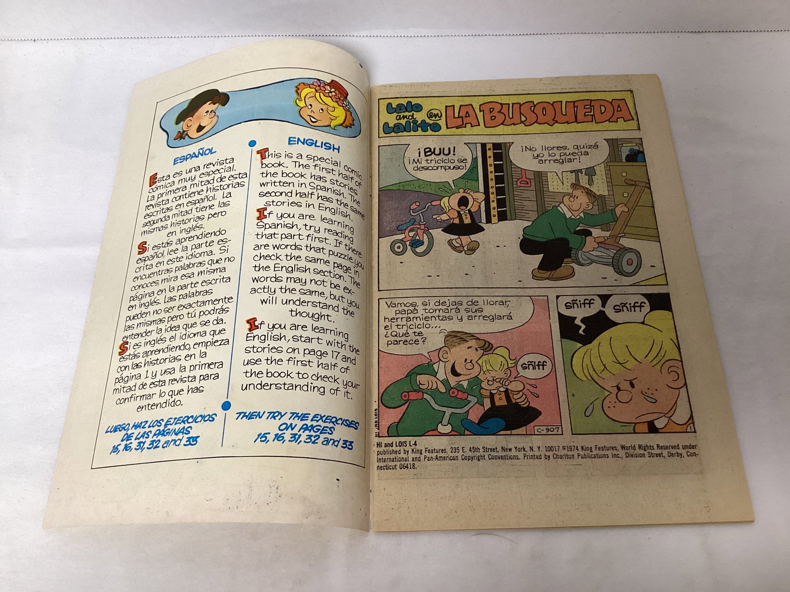 Lalo y Lola / Hi and Lois Spanish English Combo King Comic Book - 6