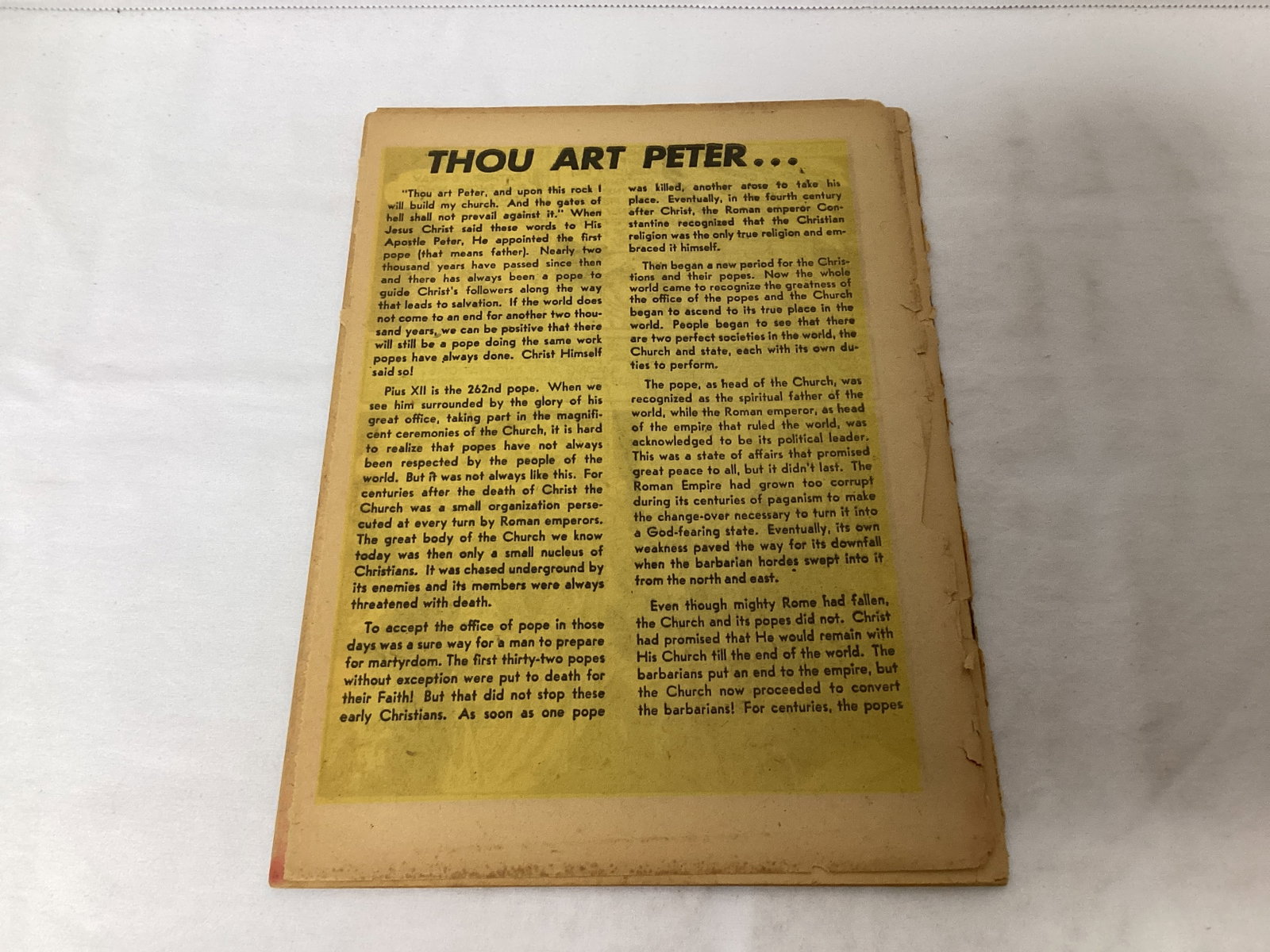 Pope Pius XII Man of Peace Comic Book Special - 4