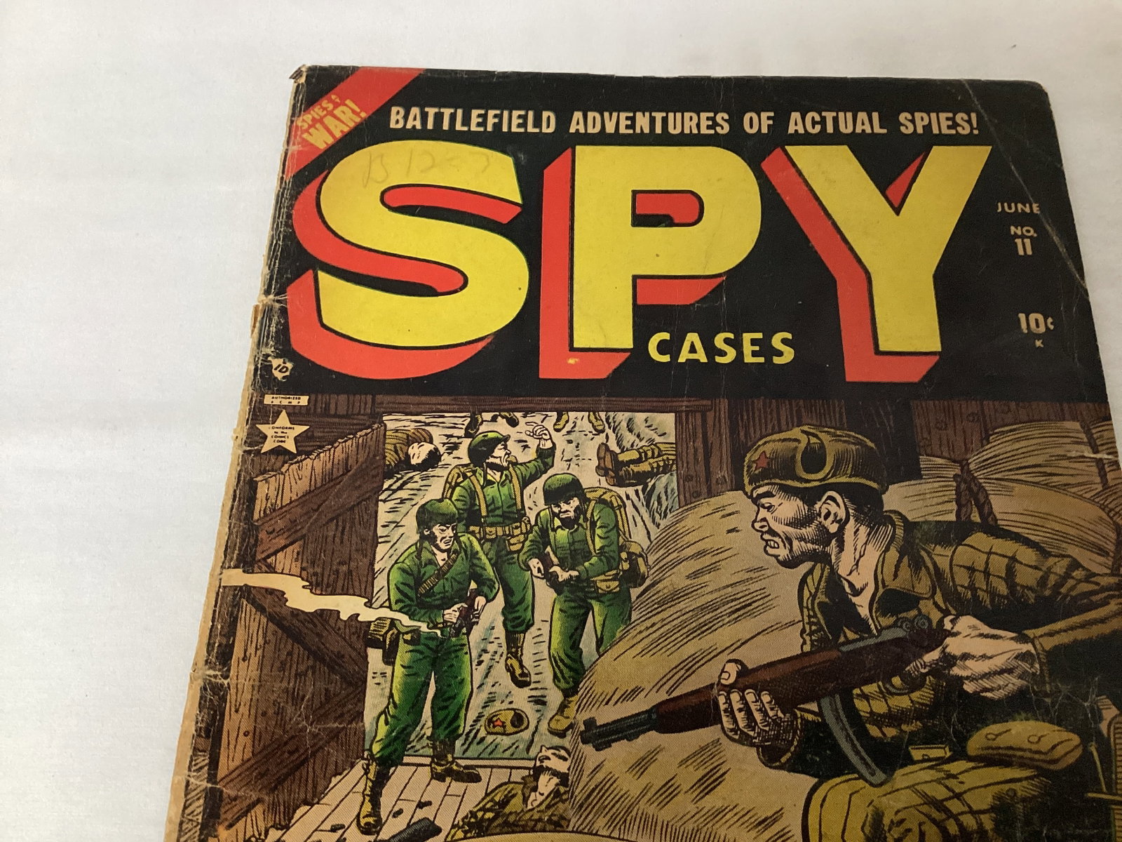 Spy Cases 11 Atlas Comic Book - 2