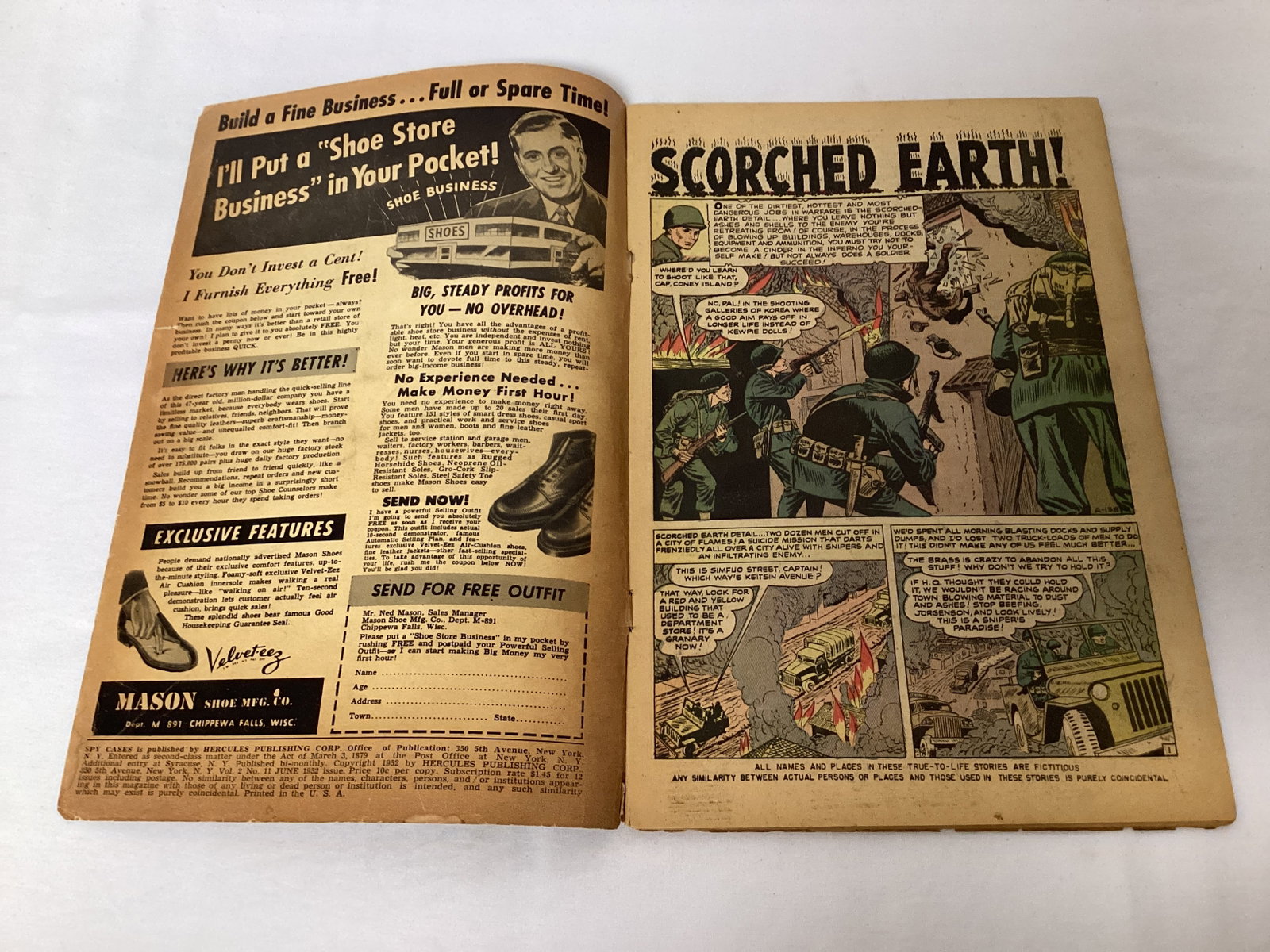 Spy Cases 11 Atlas Comic Book - 6