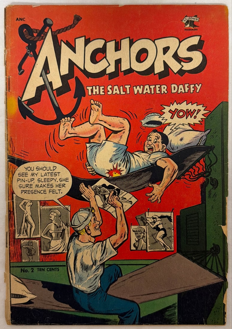 Anchors the Salt Water Daffy 2 St. Johns Comic Book: 1953, please preview and see all photos for condition