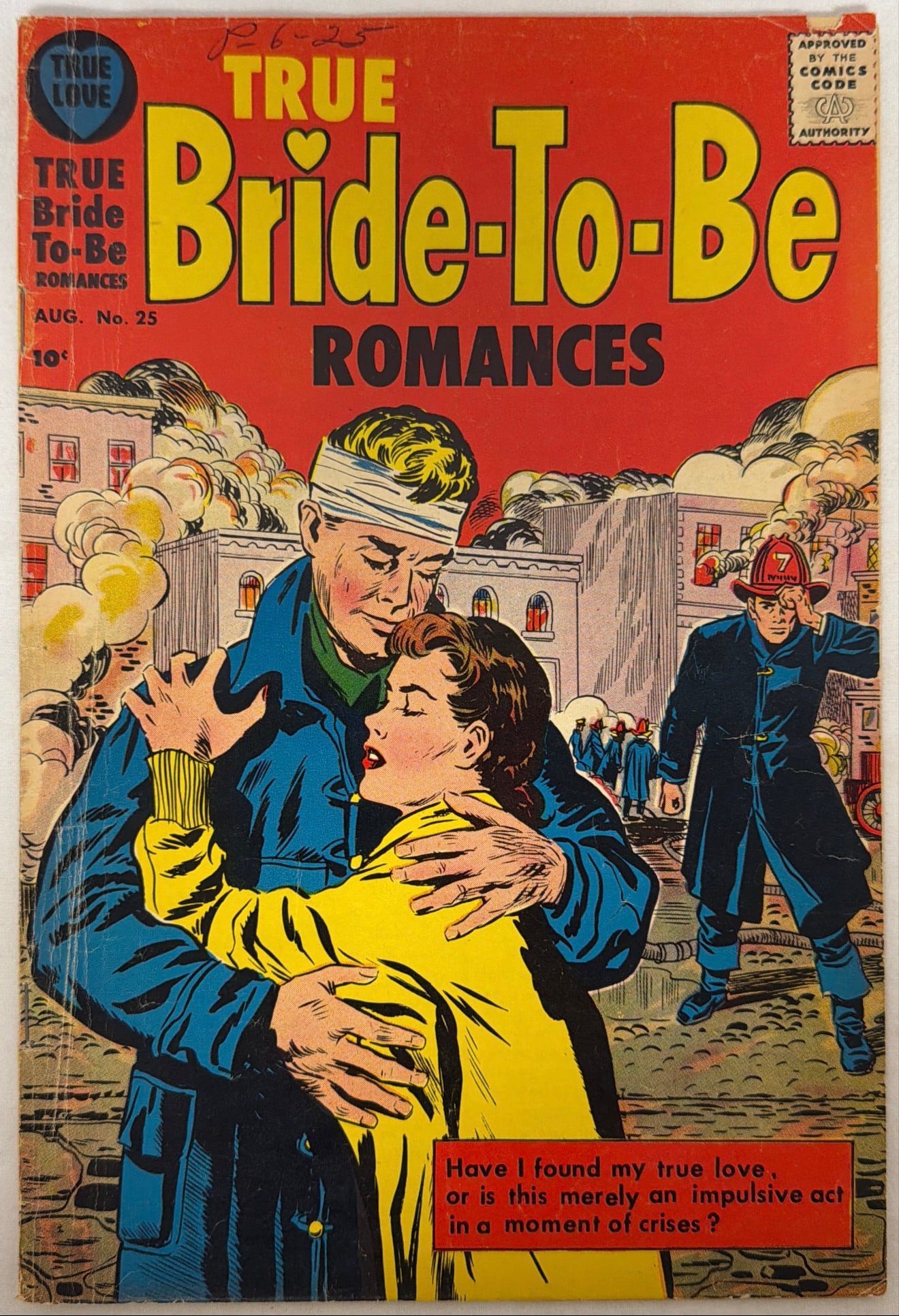 True Bride-To-Be Romances 25 Comic Book: 1957, please preview and see all photos for condition