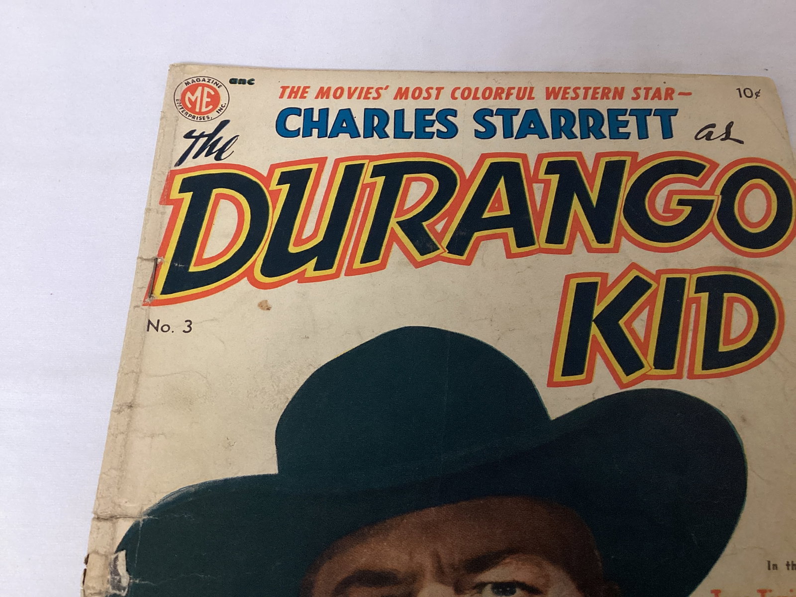 Durango Kid 3 Magazine Enterprises Comic Book - 2