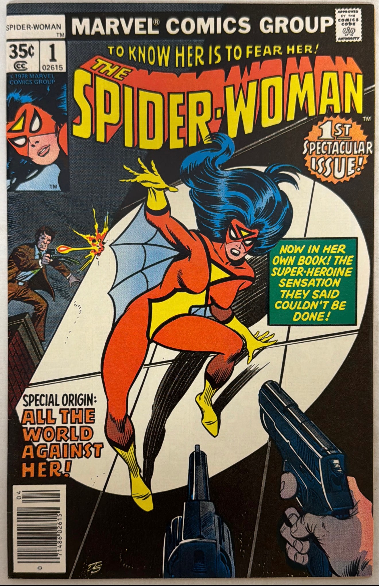 Spider-Woman 1 Marvel Comic Book: 1978, please preview and see all photos for condition