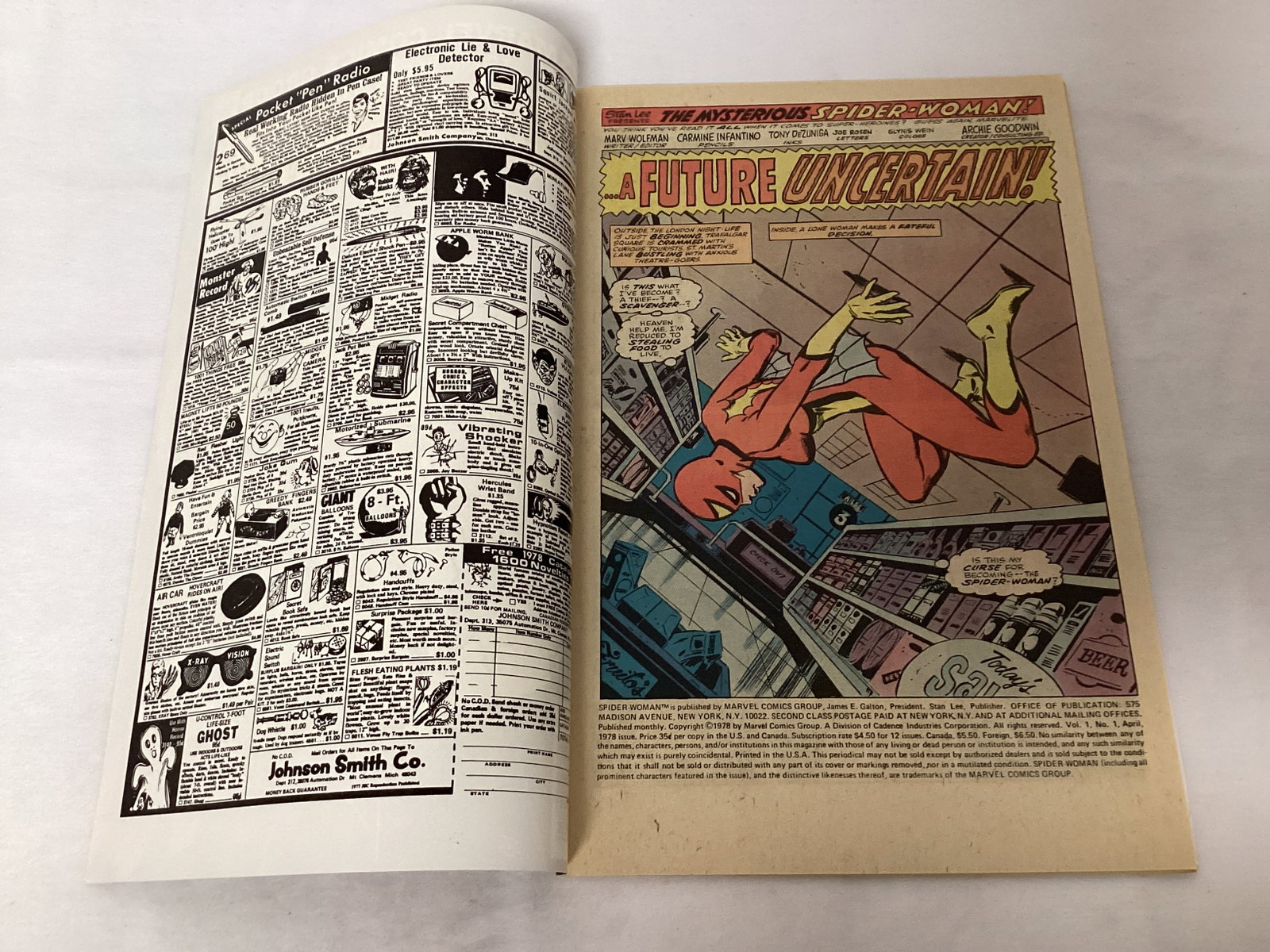 Spider-Woman 1 Marvel Comic Book - 6