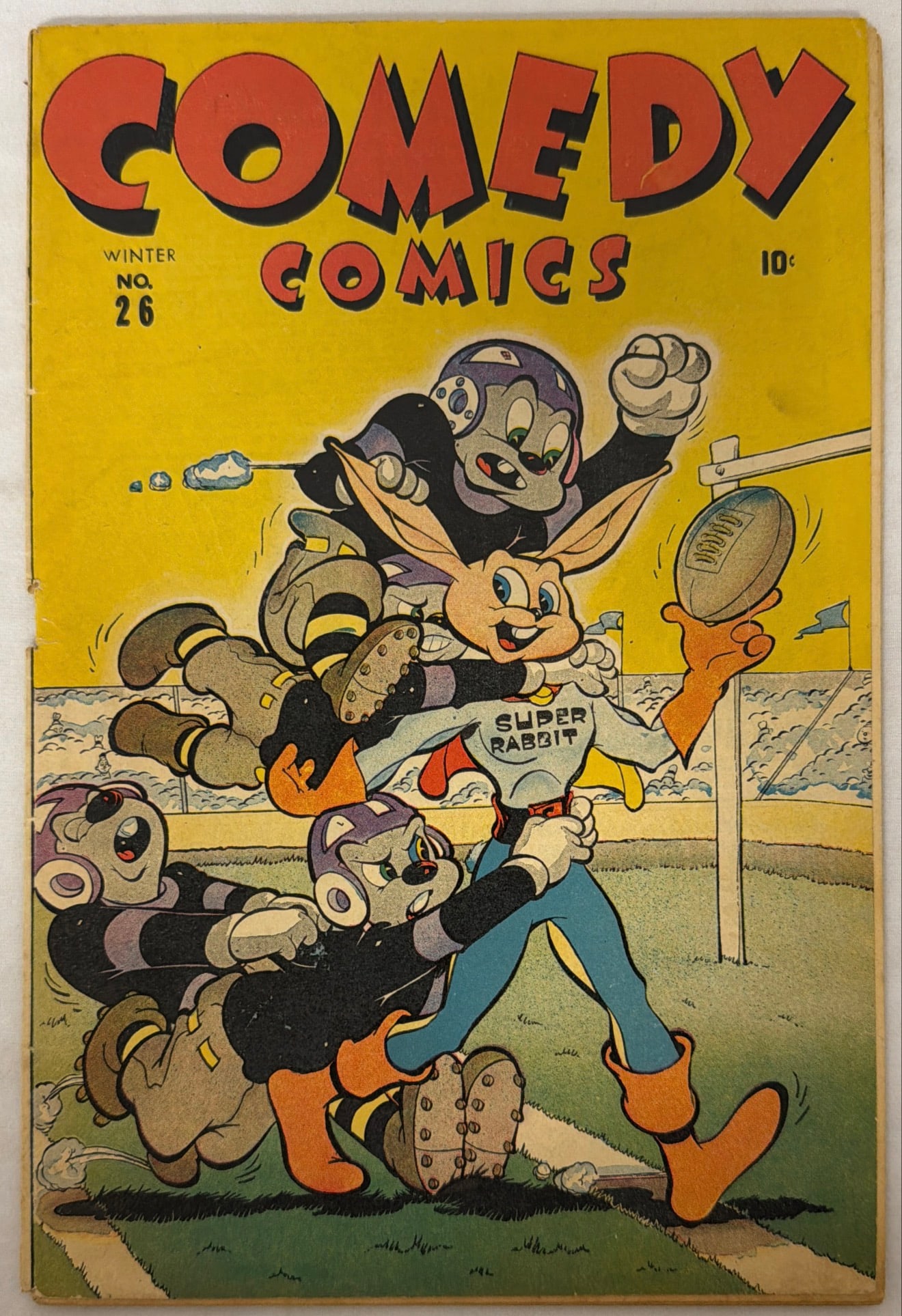 Comedy Comics 26 Comic Book: 1944, cover detached, please preview and see all photos for condition