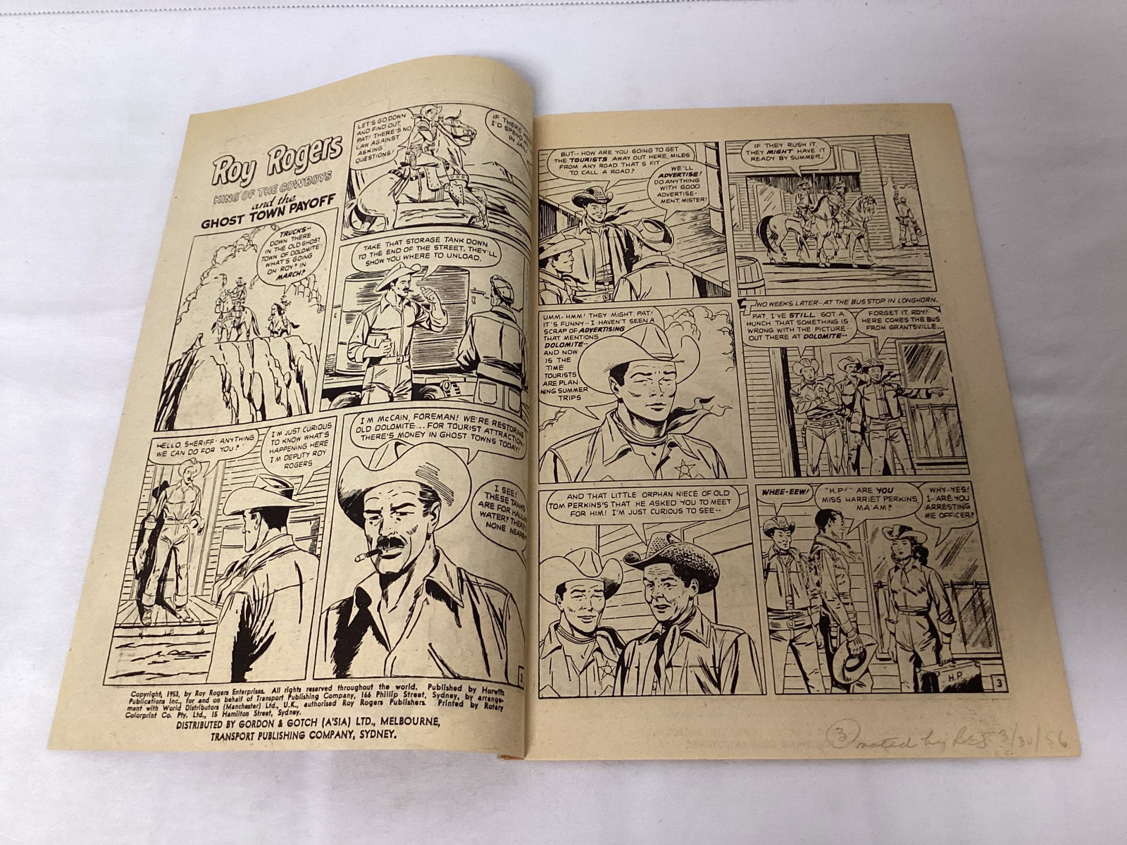 Roy Rogers 20 Australian Comic Book - 6