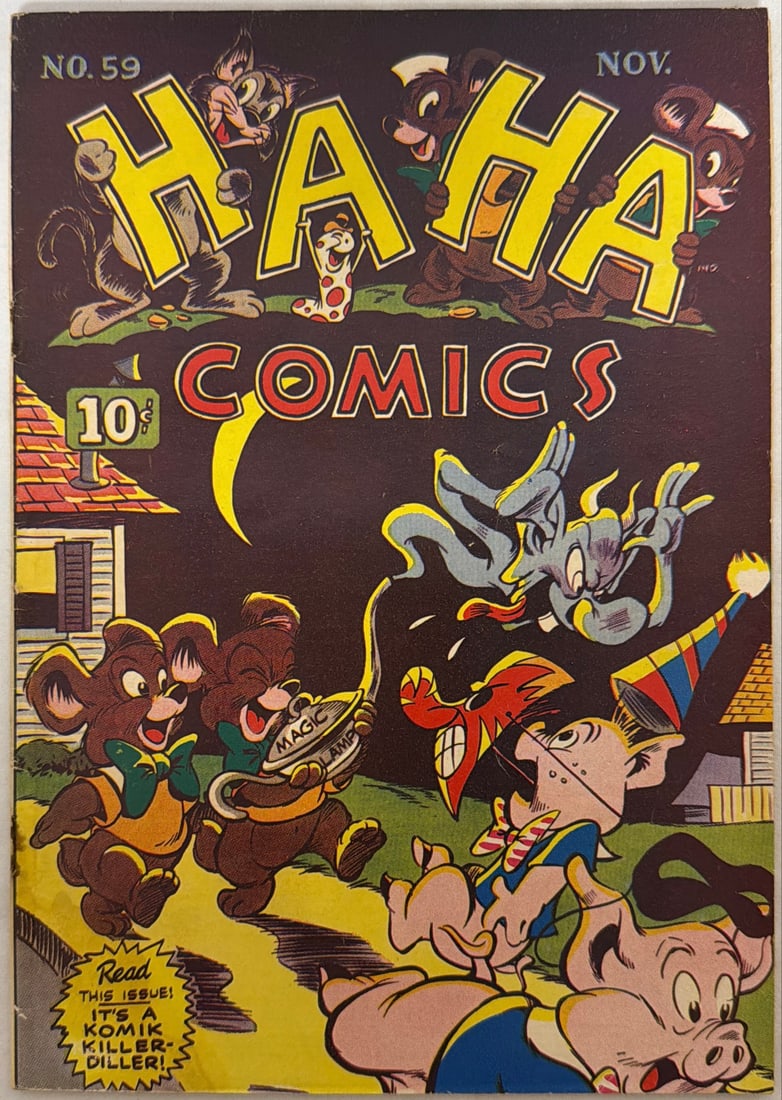 HaHa Comics 59 Comic Book: 1948, please preview and see all photos for condition