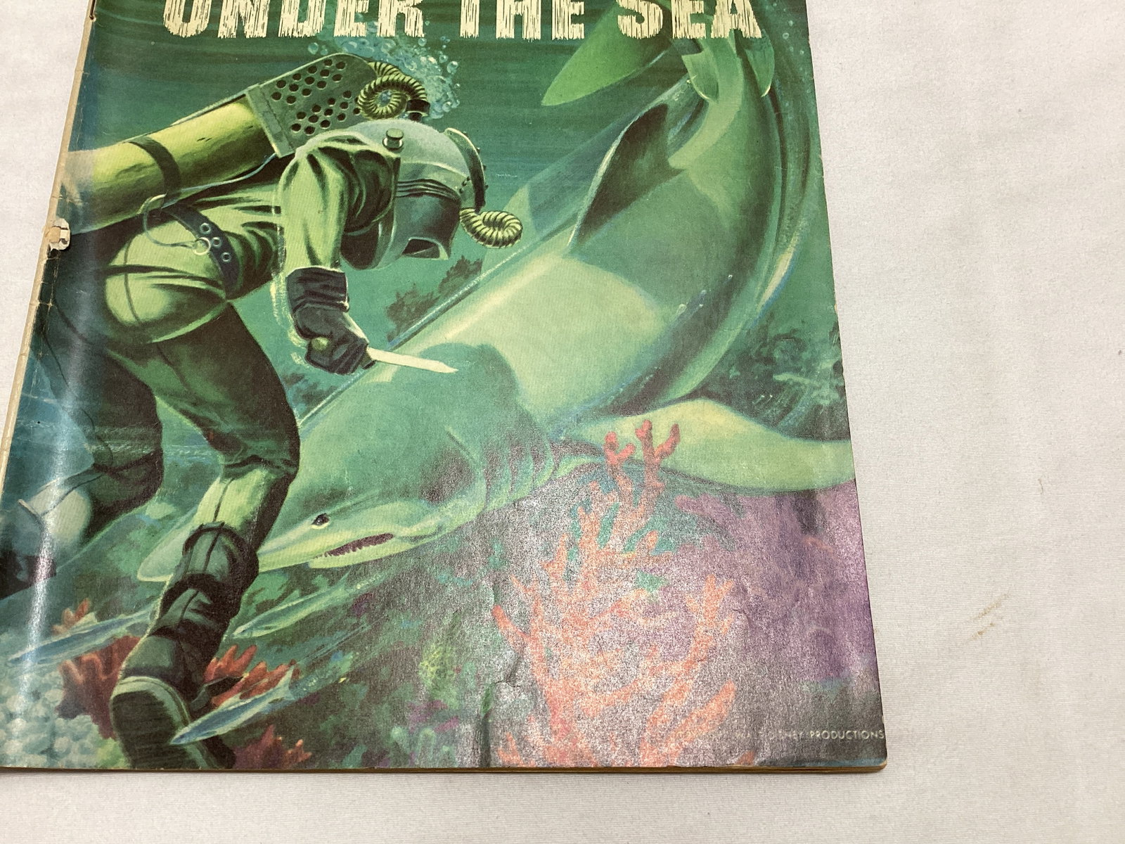 Four Color 614 Dell Walt Disney's 20,000 Leagues Under the Sea Comic Book - 5