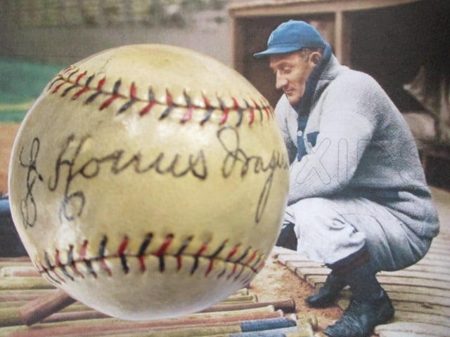 Honus Wagner Sigle Signed 1930's Official National League Baseball (1 of 3)