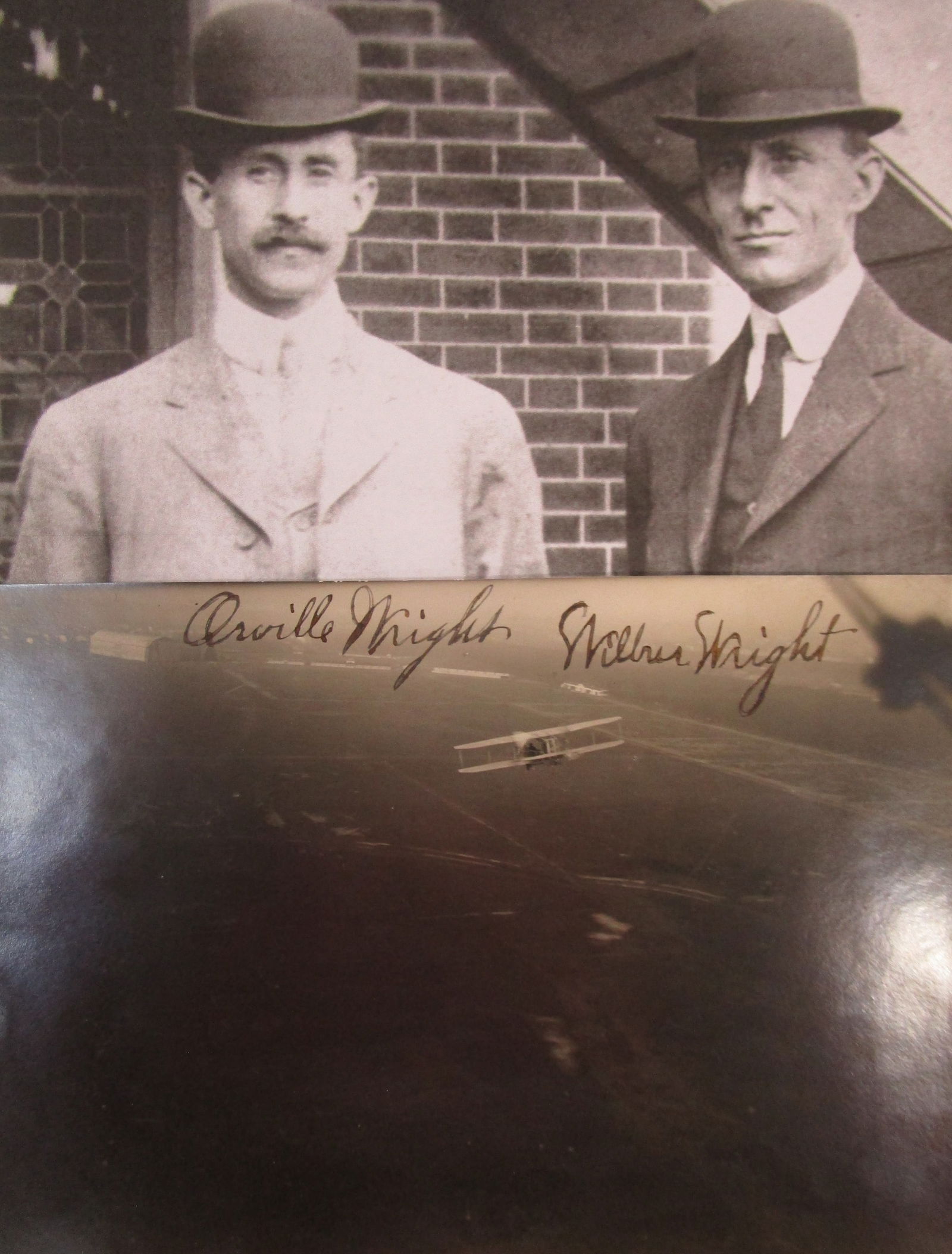 Wright Brothers Signed Photograph from February 19, 1912 Flight – 7” x 5” with (1 of 4)