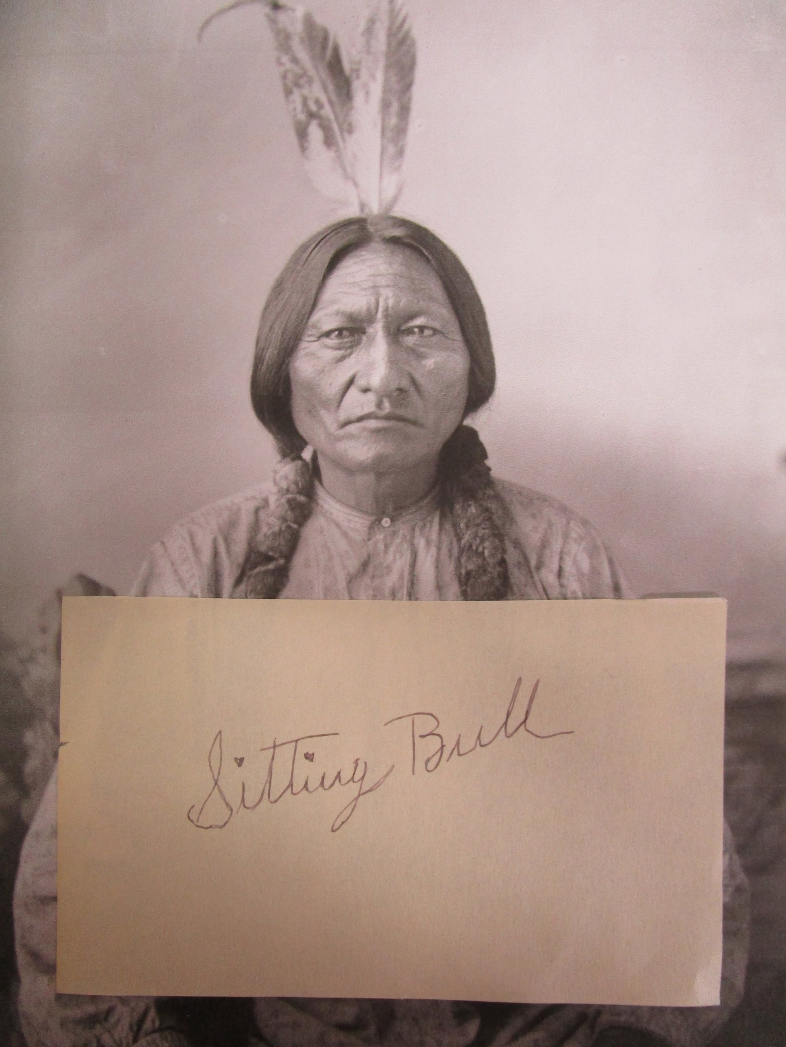 Sitting Bull Signed Partial Document Cut Signature with Certificate of Authenticity (1 of 1)