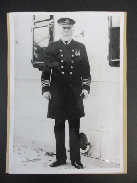 RMS Titanic Rare Captain E.J. Smith Original 1912 Brown Brothers Photo – 7” x 5” (1 of 1)