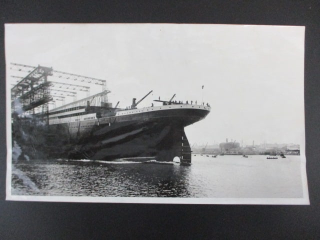 RMS Titanic Rare Original Launch Photo – Brown Brothers, May 31, 1911 – 10” x 6” (1 of 1)