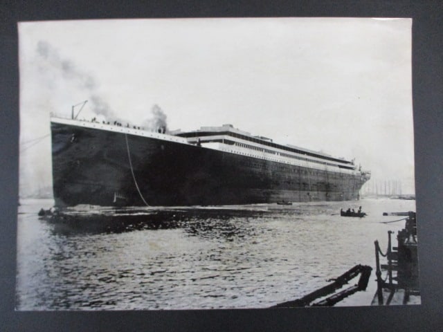 RMS Titanic Rare Original Launch Photo – Brown Brothers Collection, May 31, 1911 (1 of 1)