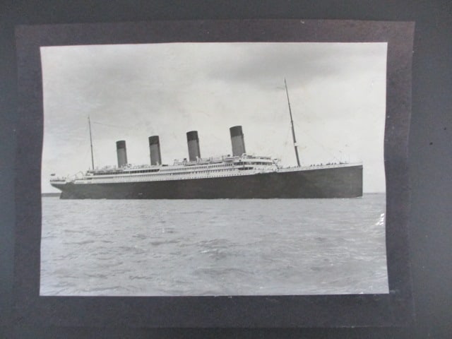 Rare RMS Titanic Original Brown Brothers Cabinet Photo – Maiden Voyage, 1912: "Enjoy FREE shipping on all items in this auction!"Rare RMS Titanic Original Brown Brothers Cabinet Photo – Maiden Voyage, 1912 – 12” x 10”.Offered is a rare original Brown Brothers ca