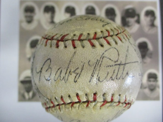 1934 Tour of Japan American Team Signed Anchor Brand Baseball (1 of 7)