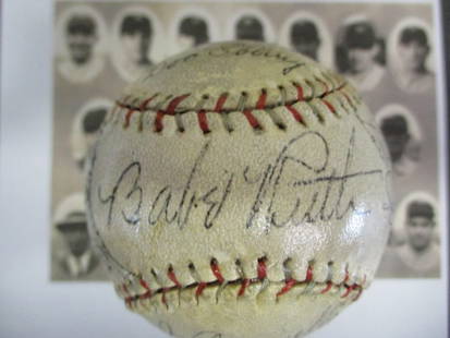 1934 Tour of Japan American Team Signed Anchor Brand Baseball: "Enjoy FREE shipping on all items in this auction!"1934 Tour of Japan American Team Signed Anchor Brand Baseball.1934 Japan Tour American Team Signed Anchor Brand Baseball – Ruth, Gehrig & Legends A