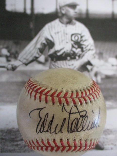Eddie Collins Signed Official American League Baseball (1 of 4)