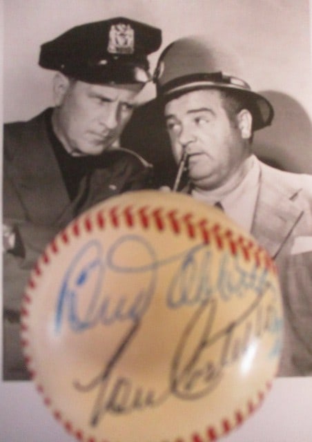 Abbott and Costello Signed 1951 OAL William Harridge Baseball (1 of 2)