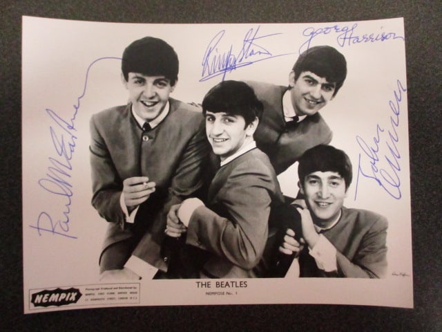 The Beatles Signed NEMPIX "NEMPOSE No. 2" Photograph with Certificate (1 of 1)