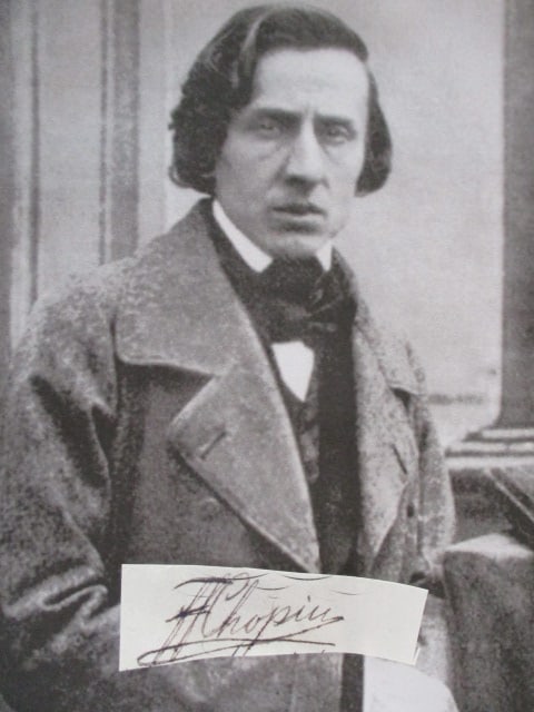 Frédéric Chopin Signed Partial Cut Document with Certificate of Authenticity (1 of 2)