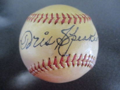 Tris Speaker Sigle Signed 1951 OAL Baseball William Harridge President: Tris Speaker Sigle Signed 1951 OAL Baseball William Harridge President.Tris Speaker Single-Signed Official American League Baseball – William Harridge President with COAPresented is an exceptional s