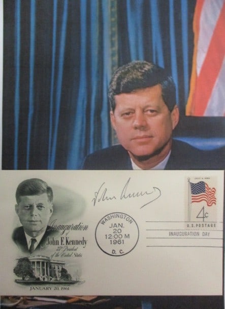John F. Kennedy – Signed Inauguration Day Envelope with Certificate (1 of 3)