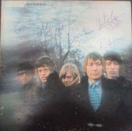 The Rolling Stones Signed Between the Buttons Album Cover with Certificate (1 of 4)