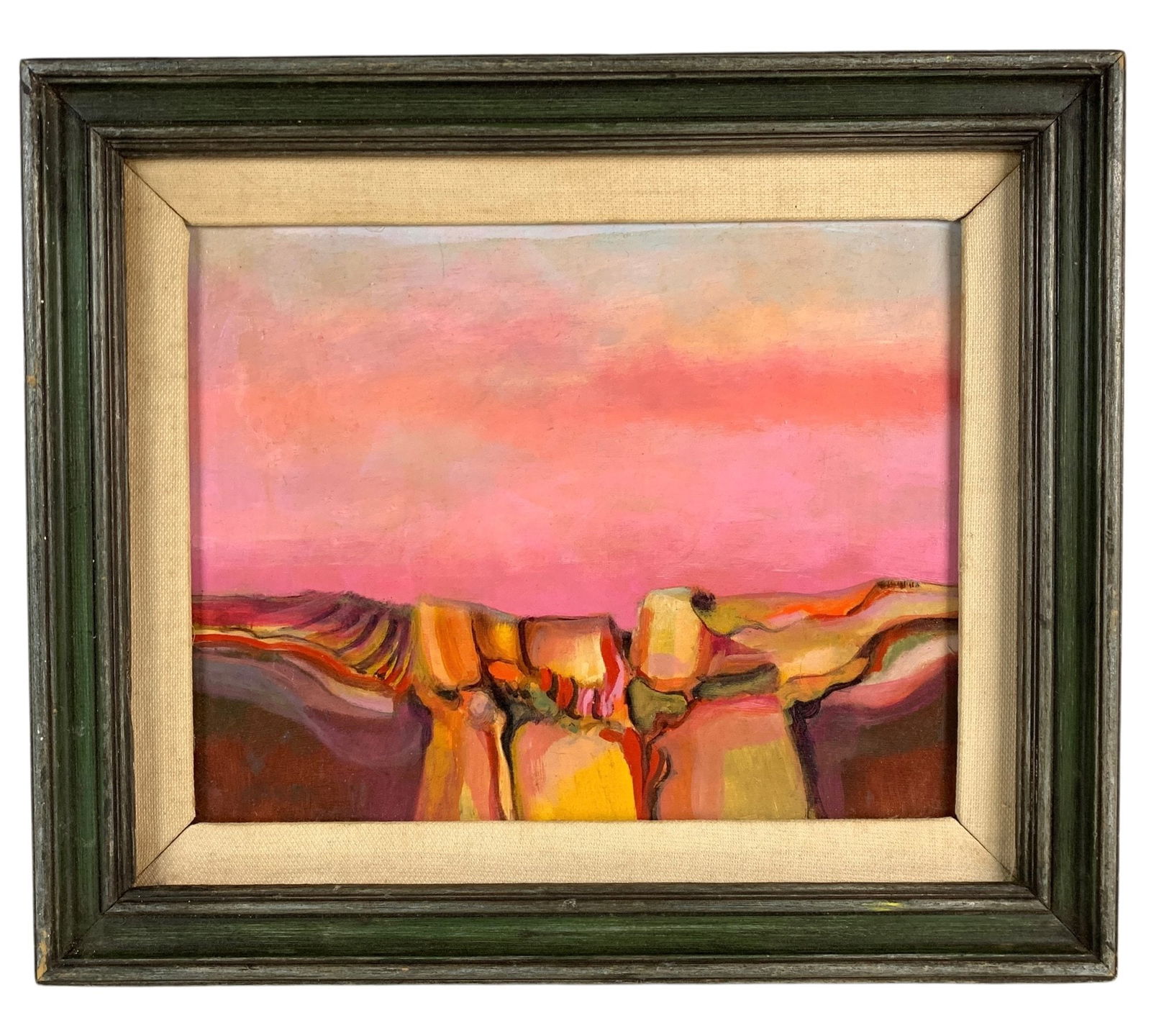 David Paul Grath (American, 1937) Signed Manitou Island Landscape Oil On Board - #B-3 (1 of 7)