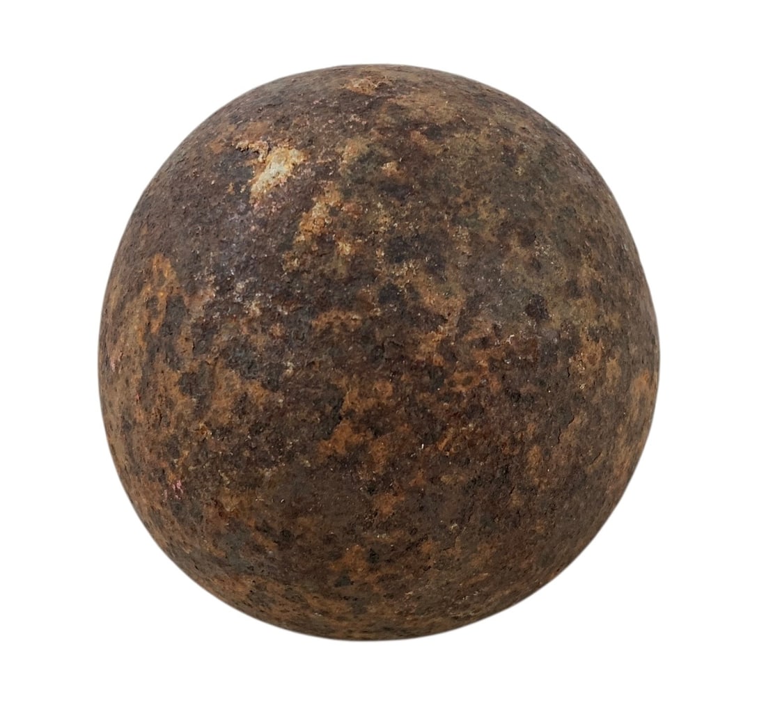 19th Century Cast Iron Cannonball - #FS-5 (1 of 3)