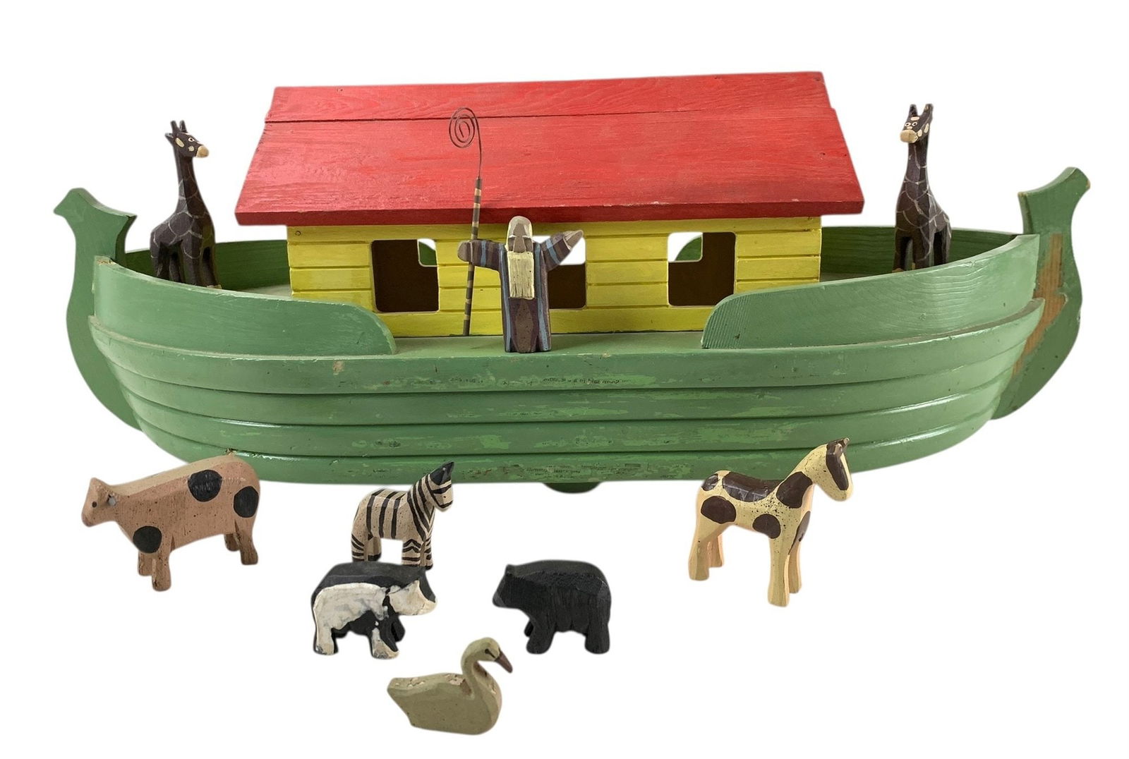 1940s Vintage Peter-Mar Wooden Noah's Ark Toy - #S14-3 (1 of 10)