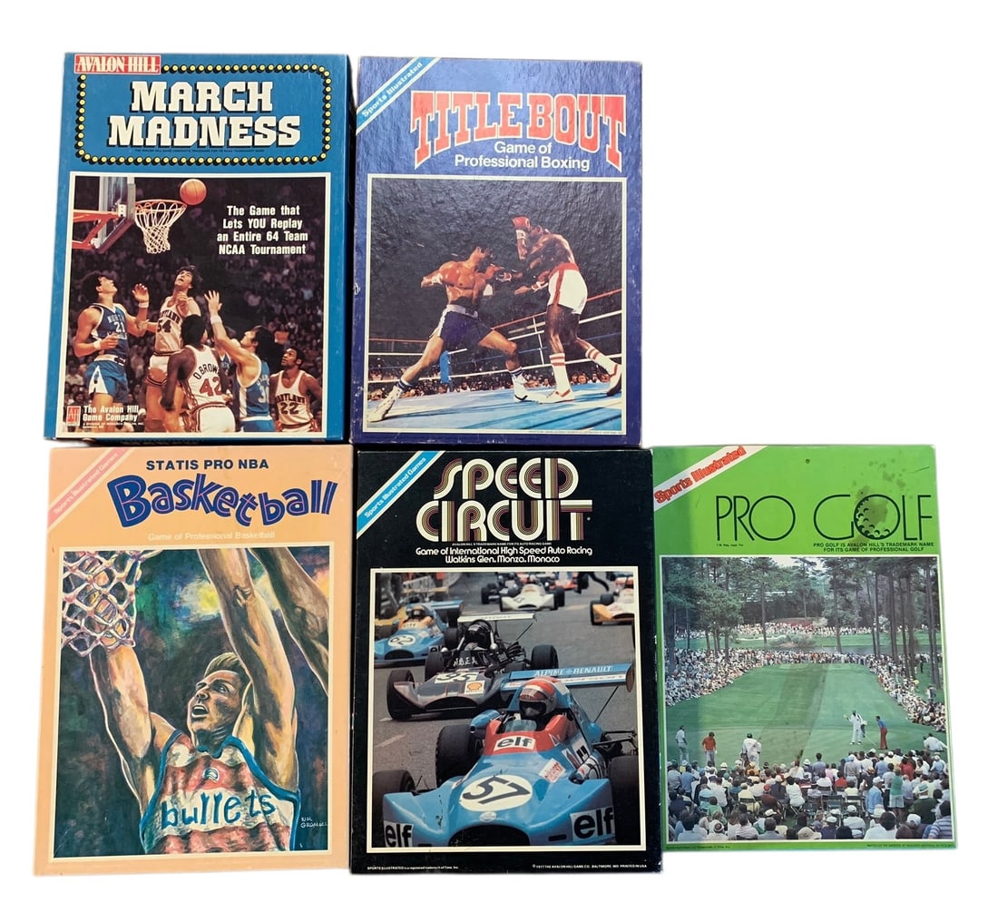 Vintage Strategy Board Games By Sports Illustrated & Avalon Hill - #S24-2 (1 of 7)