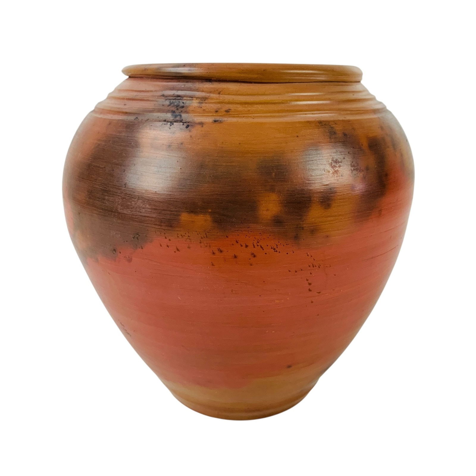 Marilyn Price (American, 20th Century) Signed Sawdust Smoked Studio Pottery - #FS-7 (1 of 10)