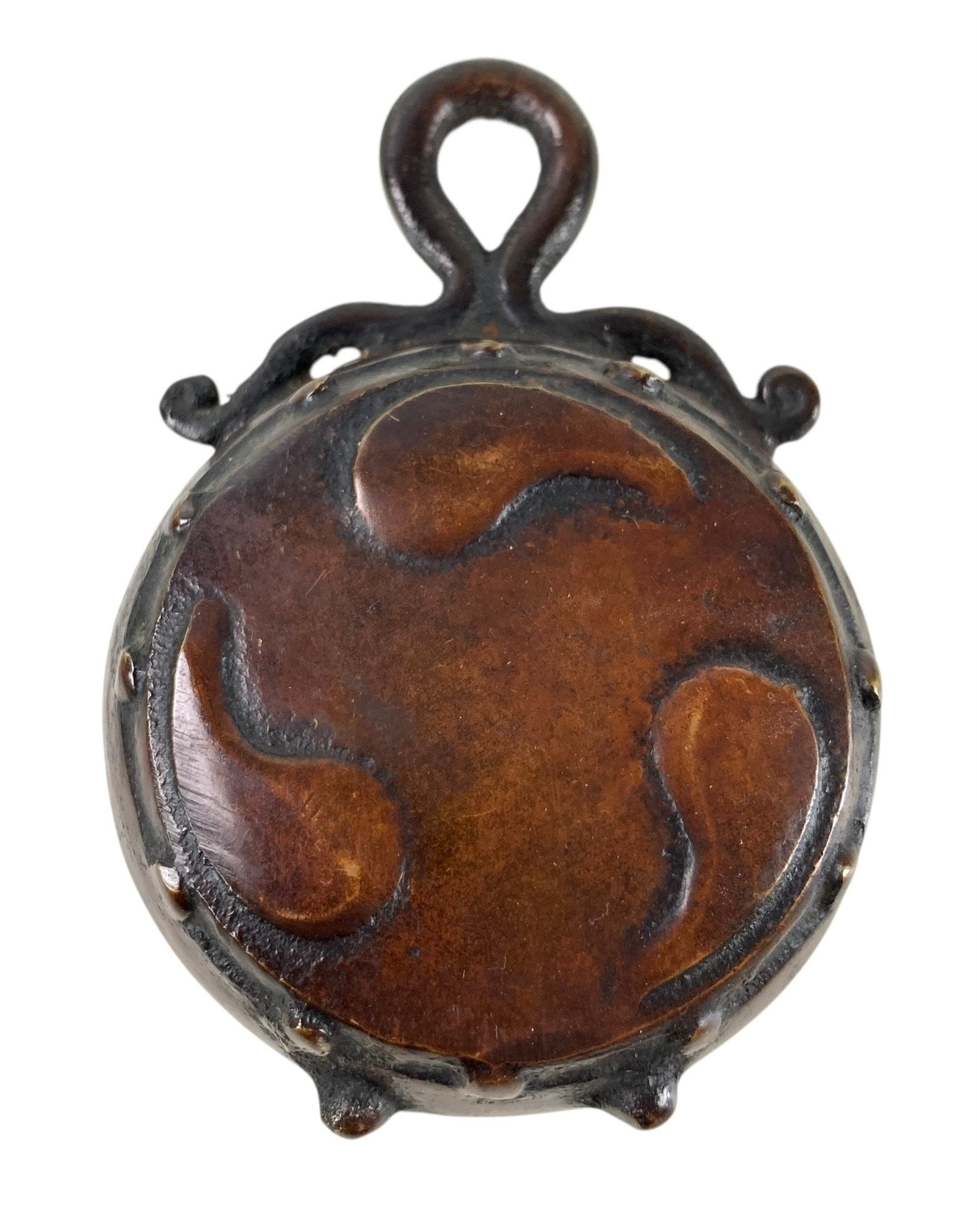 Japanese Bronze Tea Ceremony Hand Bell - #FS-6 (1 of 5)