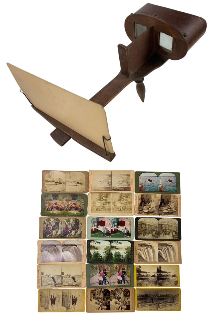 Antique Stereoview Slides & Stereoscope Viewer - #S6-3 (1 of 15)