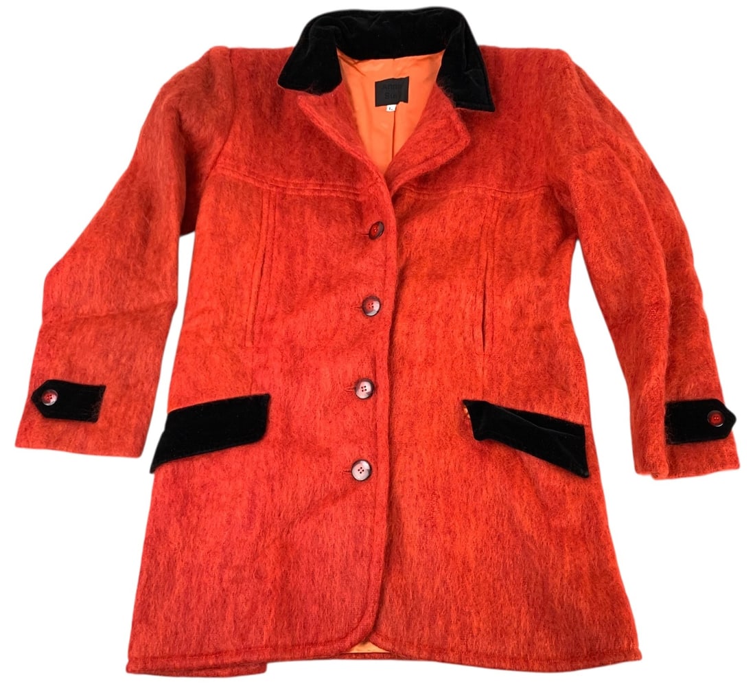 Anna Sui Vintage Mohair / Wool Blend Coat (Made In USA) - #CR (1 of 9)