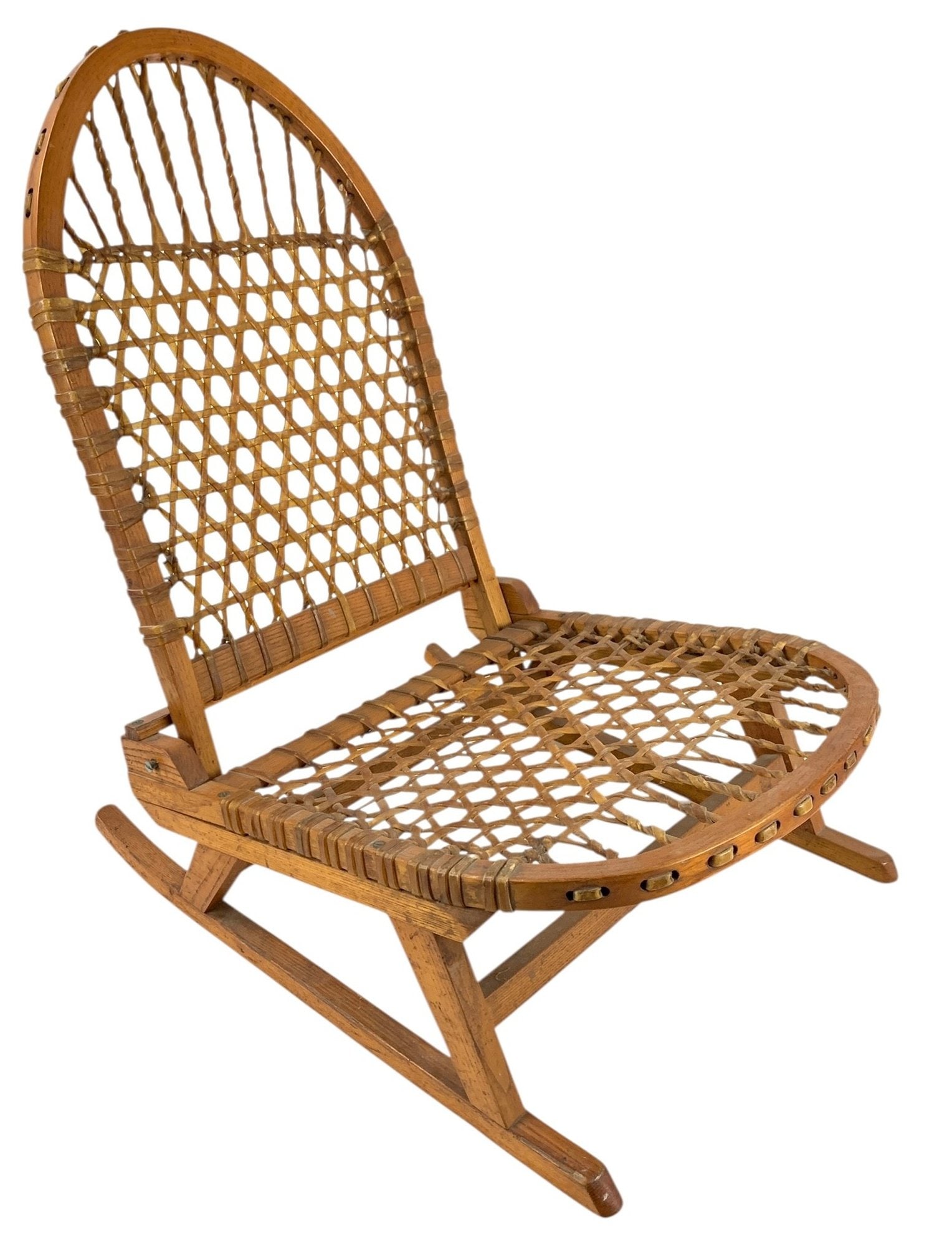 Vintage Tubbs Portable Folding Snowshoe Canoe Chair - #S13-4 (1 of 15)