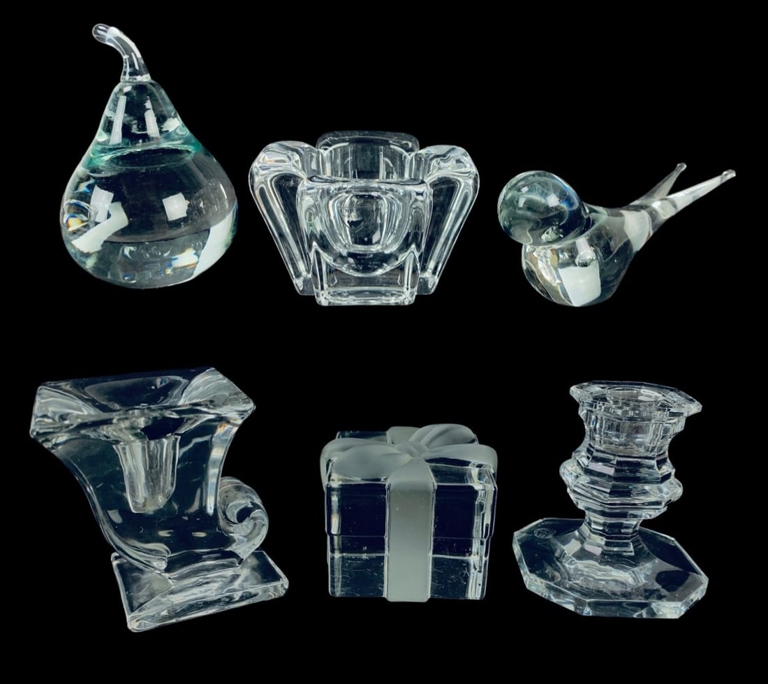 Collection Of Crystal: Baccarat, Cartier, Orrefors, Tiffany & Co. & More - #S17-2 (1 of 16)