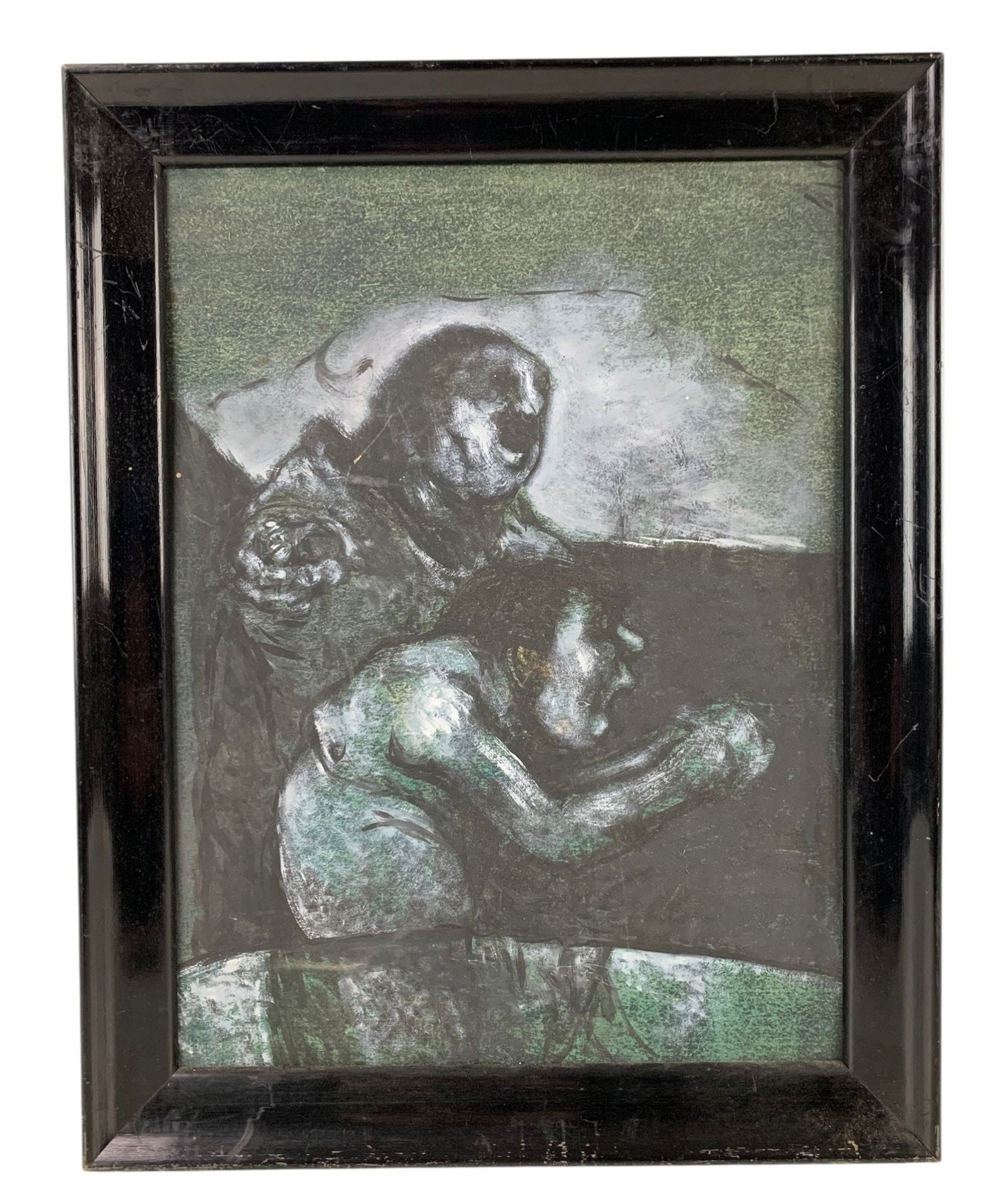 Figurative Abstract Expressionist Oil On Board Painting - #A5 (1 of 7)