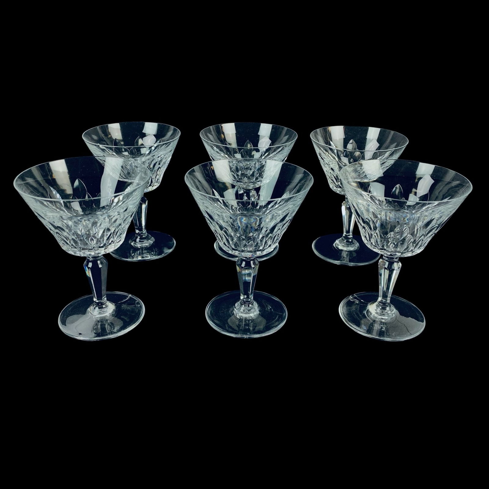 Carcassonne By Baccarat Champagne Coupes (Set Of 6) - #S16-2 (1 of 4)