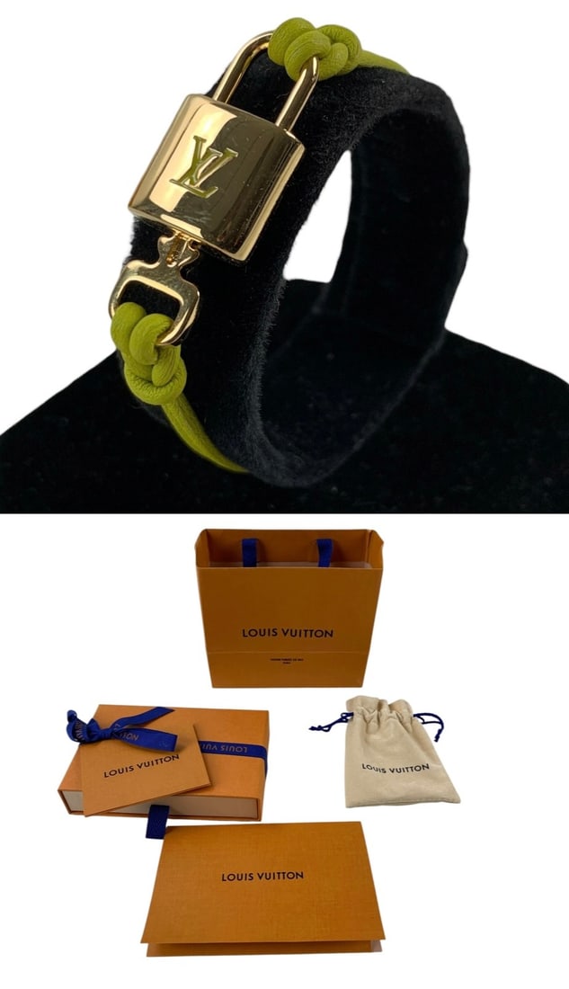 Louis Vuitton Monogram LV Padlock Bracelet - #S19-3 (1 of 9)