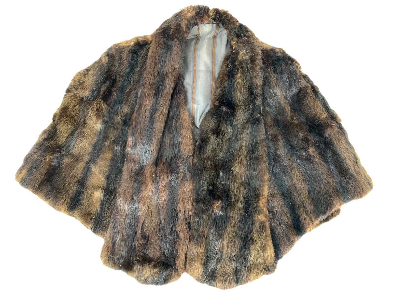 Vintage Genuine Mink Fur Stole - #S23-3 (1 of 7)